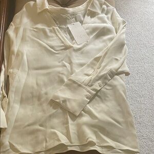 Zara Cream Blouse